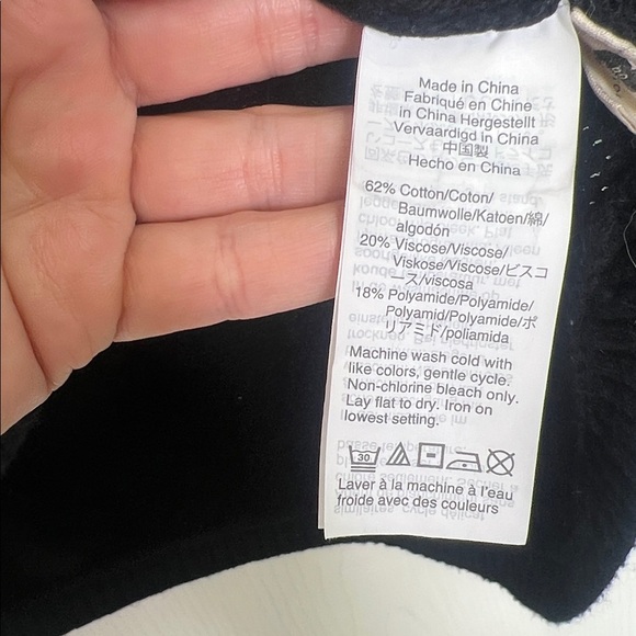 Madewell - Black Knit Scoop Neck Long Sleeve Pullover Sweater Size Medium - Picture 6 of 9